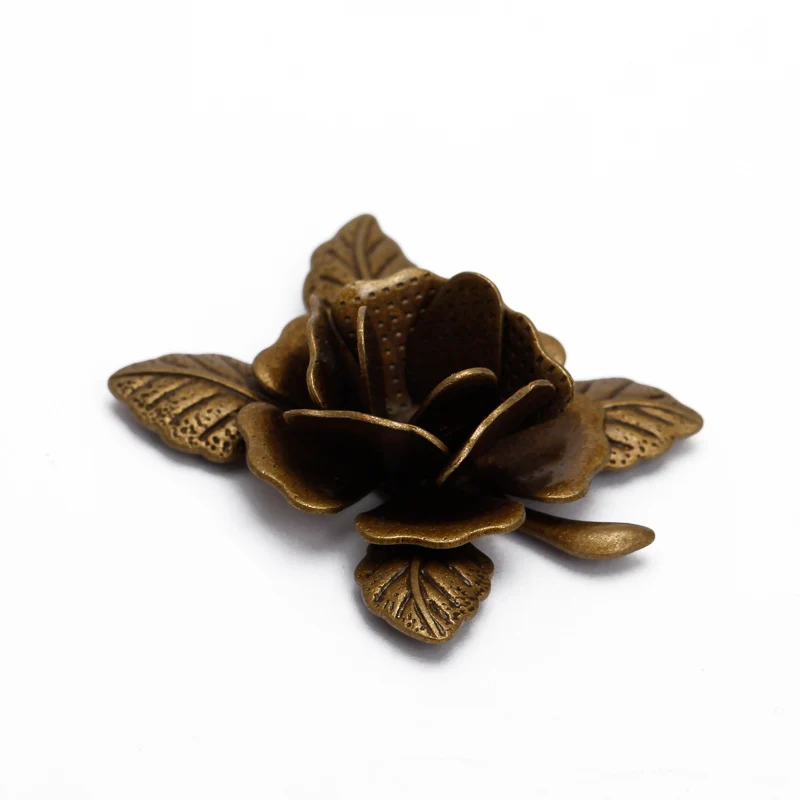 REGELIN Vintage Flowers Spacer Filigree Flower Charms Pendant Metal Jewerly Findings 10pcs 20mm for DIY Headwear Necklace