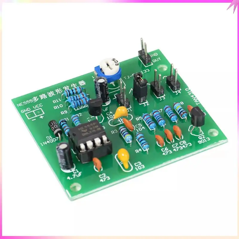 

B68C 5X синусоидальный треугольный прямоугольный NE555 многоканальный модуль генератора сигналов DIY наборы