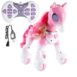 RC Horse Robot Intelligent Remote Control Unicorns Interactive Cartoon Pet Electronic Smart Animal Induction Educational Toy