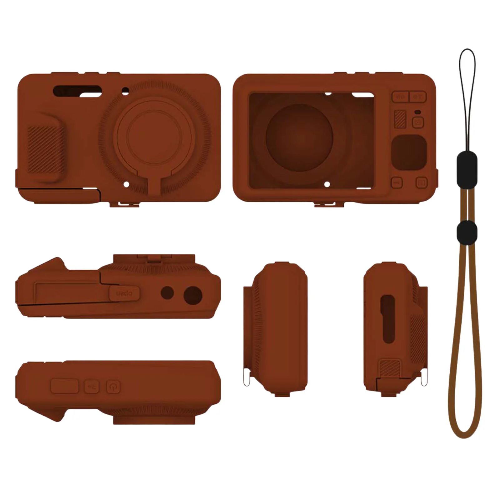 Silicone Shockproof Anti-Slip Camera Protector for KODAK PIXPRO FZ55 Digital Camera Soft Protector Case with Precise Cutouts