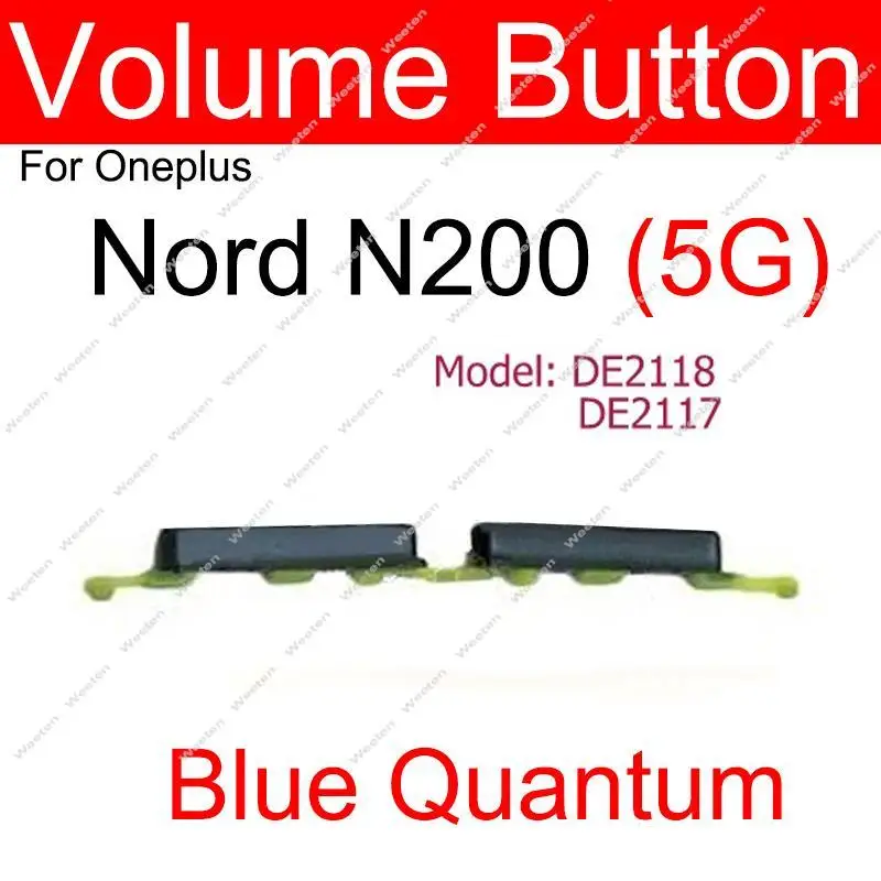 For OnePlus 1+ Nord CE 5G Nord CE 2 Lite Nord N100 N200 N300 5G One Off Power Volume Mute Side Keys Buttons Replacement Parts