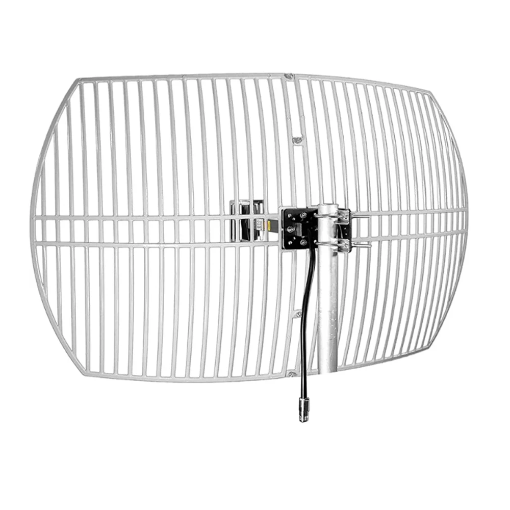 2.4GHz 19dBi Parabolic Grid WiFi Antenna,Perfect for Ultra-Long Range Outdoor Point-to-Point Connectivity & Signal Boosting