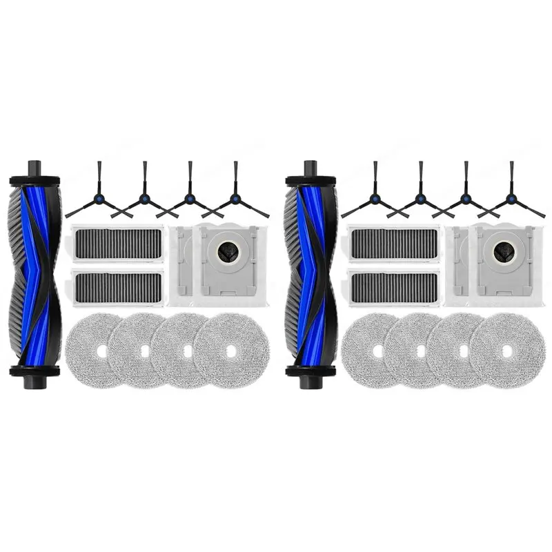 TCF-2 Set Accessories For Ecovacs Deebot Mini - Main Brush, HEPA Filter, Dust Bag, Mop Cloth - Comprehensive Maintenance Kit