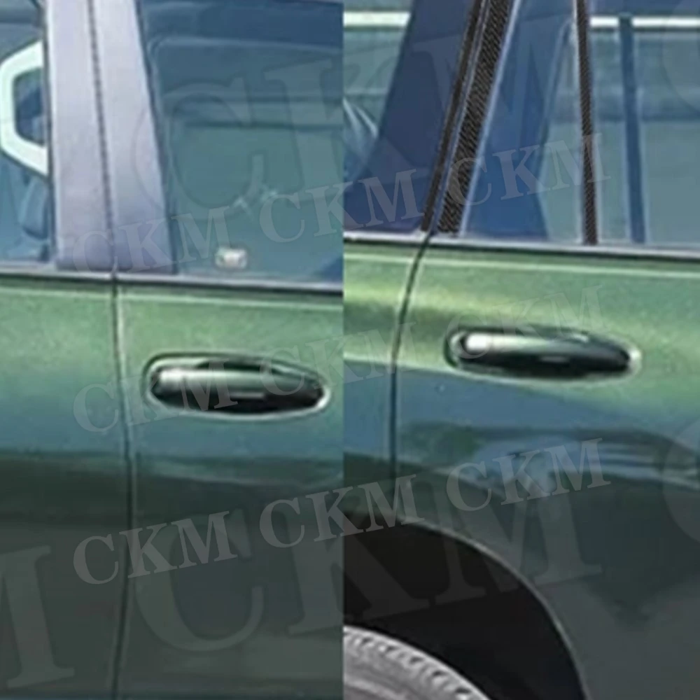 

CKMUUER Carbon Fiber Car Side Window Column B C Pillar Trim Cover Strip Stickers Auto For Toyota Land Cruiser Prado 2010-2018