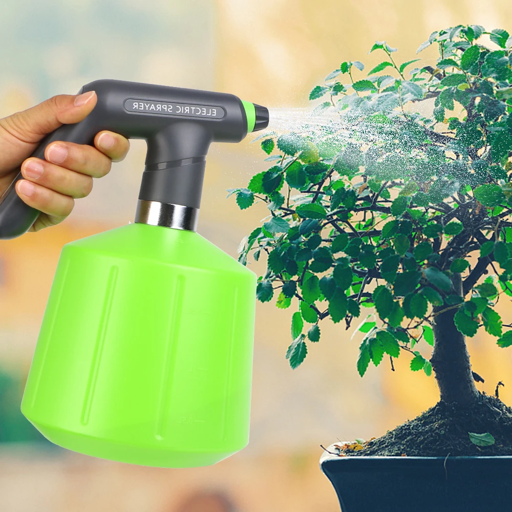 Water Sprayer 2L Sterilization Car Wash Tool Gardening Fogger Plant Mist Spray Bottle Electric Automatic Garden Watering Can