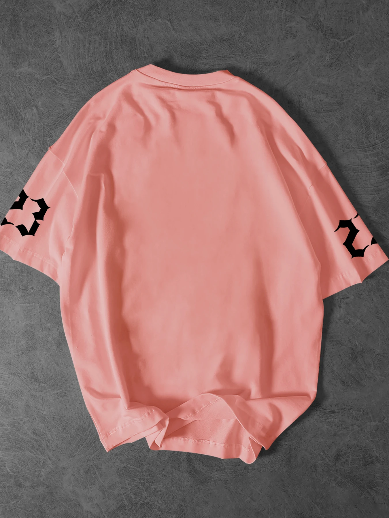 Übergroßes Vintage Y2K T-Shirt für Männer, Streetwear, Gothic Rose Art Front-Schulter-Print, Grafik-T-Shirt, Rundhalsausschnitt, Kurzarm-Oberteil, Größen S-XXL – Detail 7