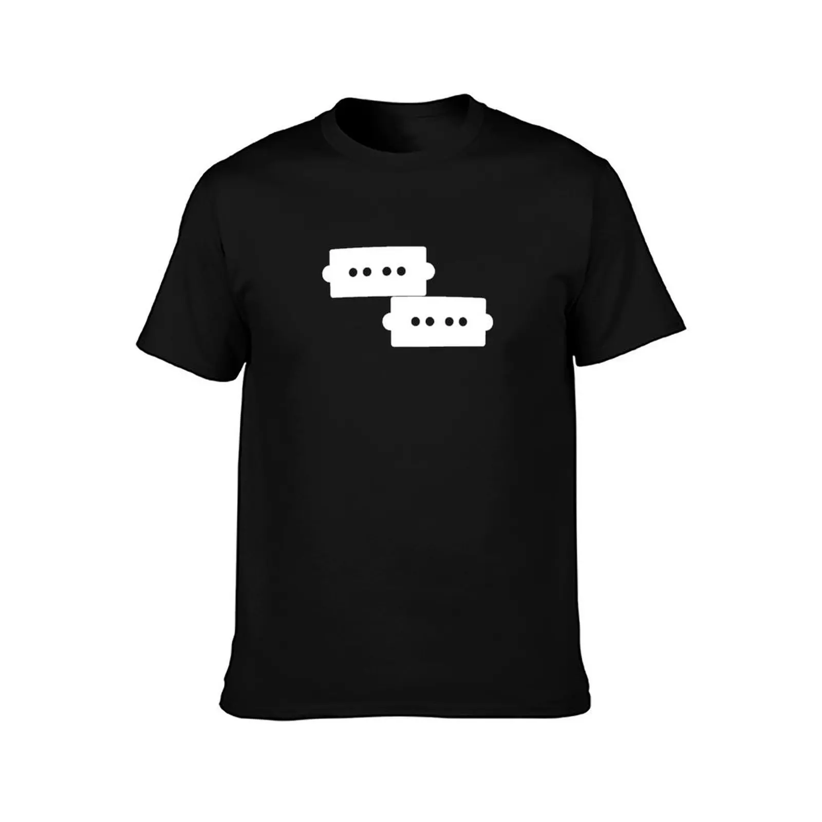 Precision Bass Pickups T-Shirt Retro Style Print Casual Top T-Shirt