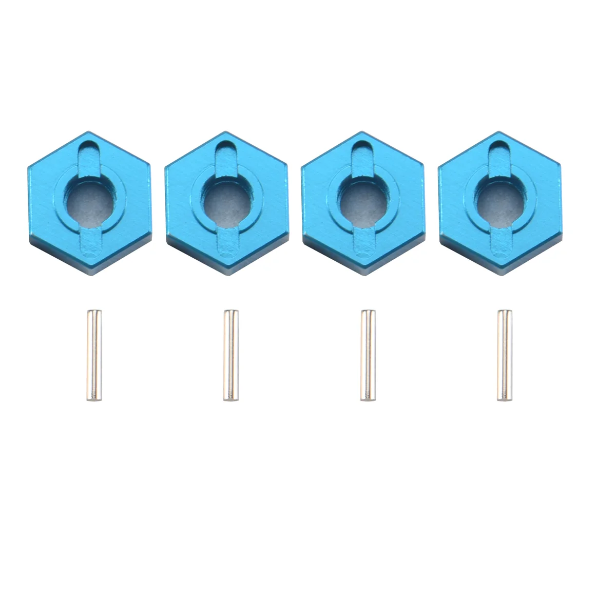 WOTT 1Set/4Pcs Metal Hexagon Set For Wltoys 12428 12423 1/12 Speed Rc Car Feiyue Fy-01/02/03/04/05 Upgrade Parts