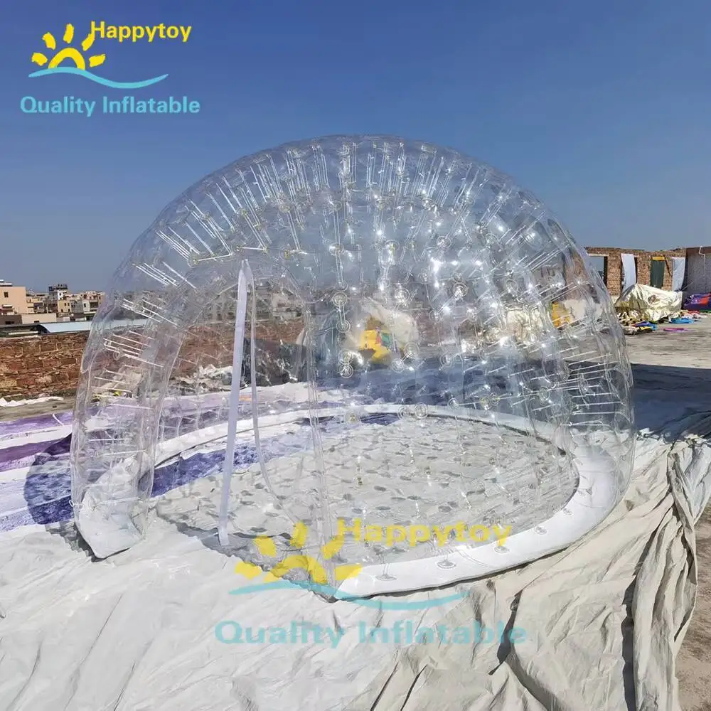 กันน้ํา Camping เต็นท์ CLEAR Inflatable Bubble เต็นท์/Inflatable Igloo Camping เต็นท์โดม