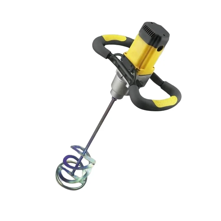 

Portable Mortar Handheld Mixer Adjustable Speed Cement Mixer With High Torque And High Power For Construction Works