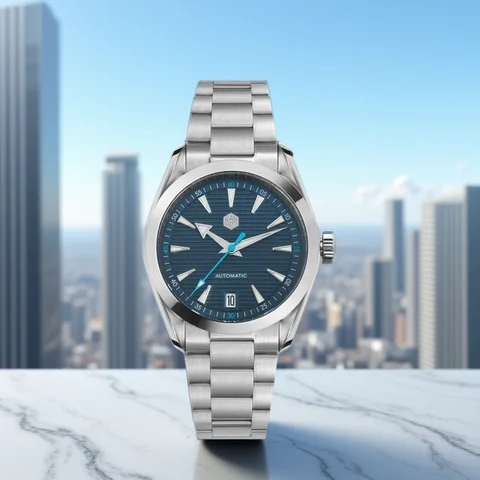 San Martin SN0113W V2 Men Watch NH35 Movement Sapphire BGW9 Luminous Waterproof Fashion Luxury 38mm Automatic Mechanical Watches