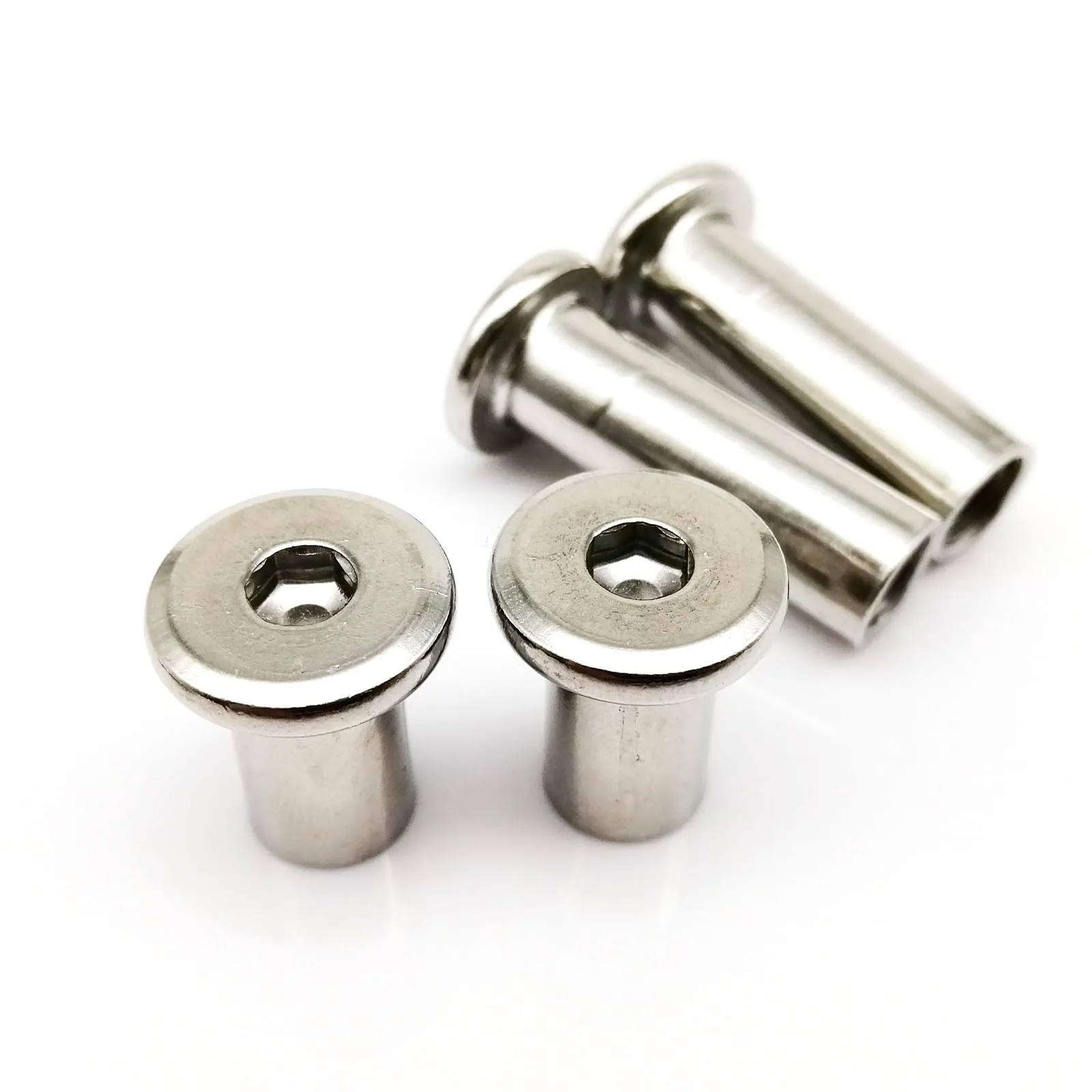 M3 M4 M5 M6 M8 M10 304 الفولاذ المقاوم للصدأ كبير شقة عرافة مسدس المقبس رئيس الأثاث برشام موصل إدراج المشتركة كم غطاء الجوز #4