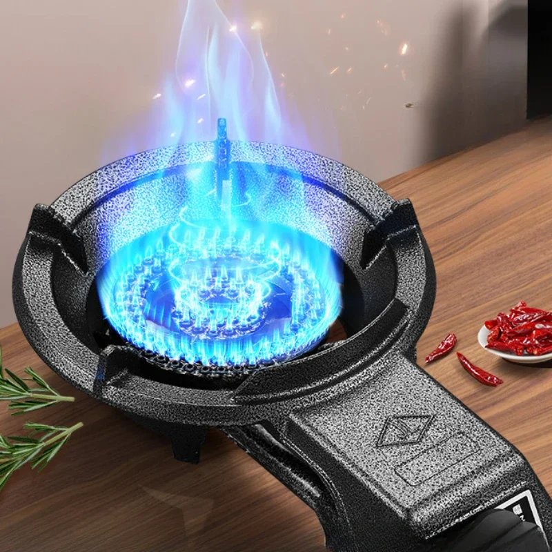 Household Kitchen Energy Fierce Stove Commercial Restaurant Energy Saving Gas Stove High Temperature Single Stove