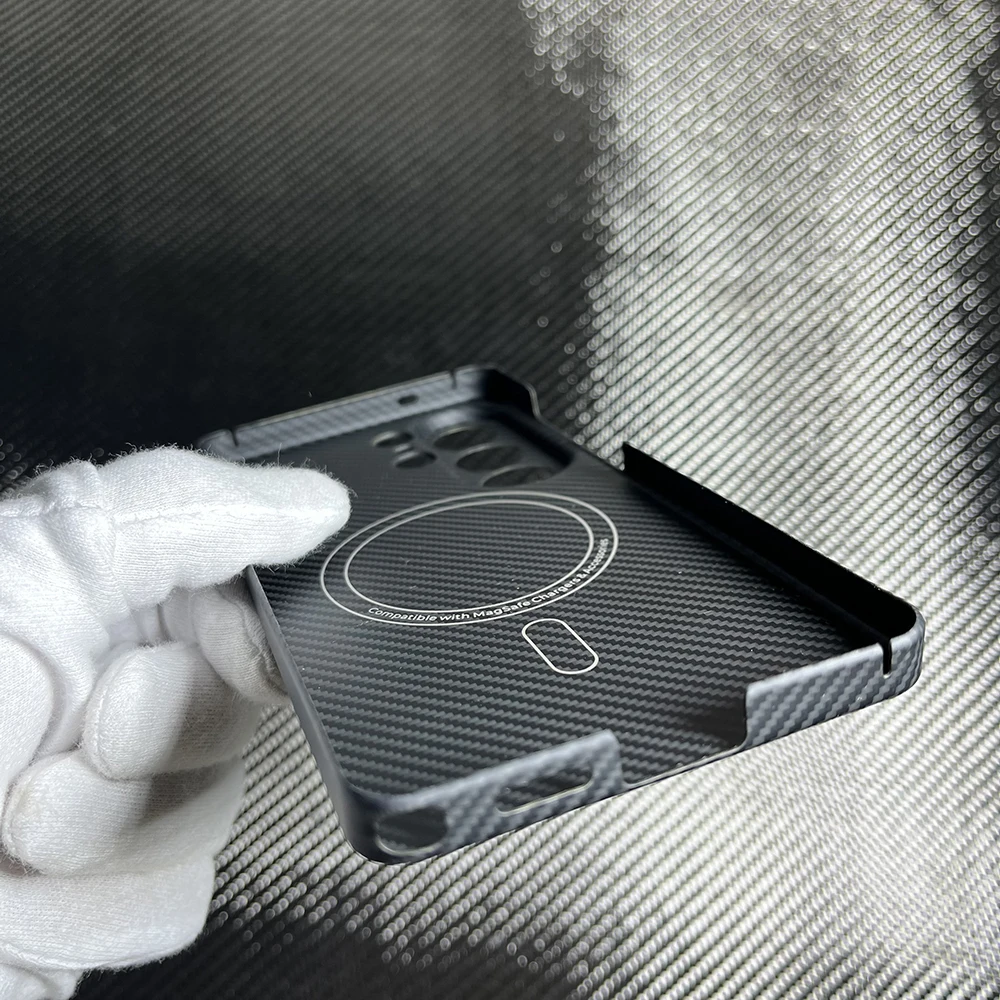 

Really Carbon Fiber Case for Samsung Galaxy S26 Ultra Case 600D Aramid Fiber Magnetic Fine Hole for Galaxy S26 Ultra Cover