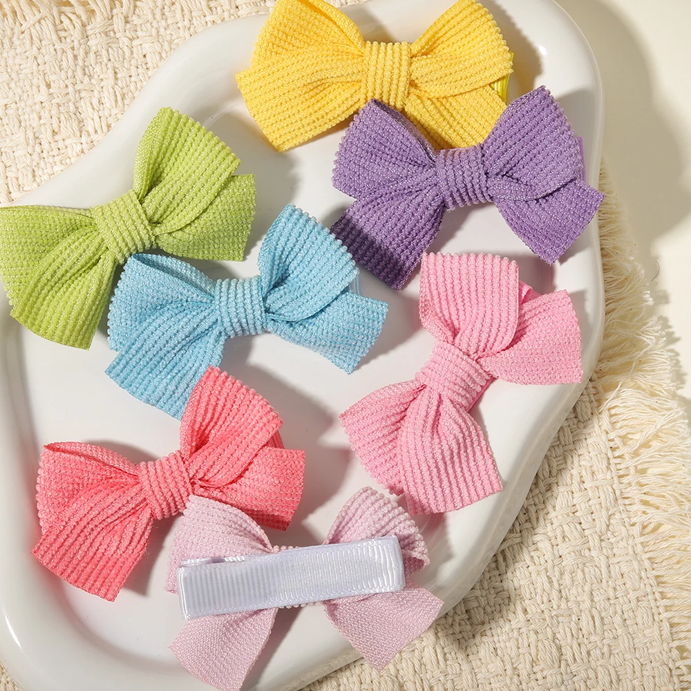 

10pcs/set Happy New Year Children Bow Hair Clip Cute Girl Fashion Festive Barrette Clips Korean Style Baby Hair Accessories Gift