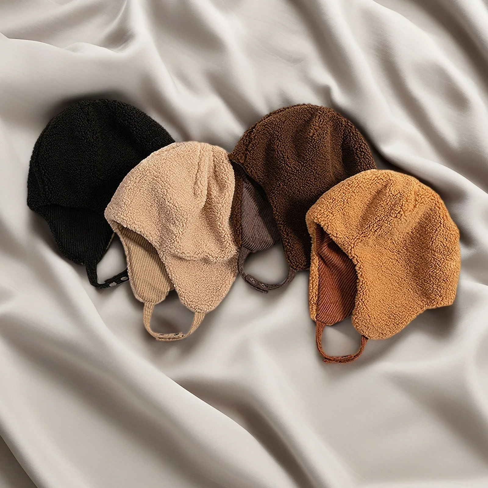 

Winter Warm Hat With Earmuff For Adults Cycling Riding Camping Fishing Windproof Thickened Plush Hat Outdoor Warmful Caps 2025