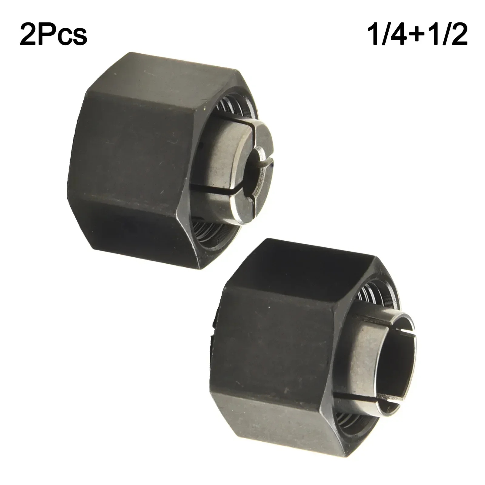 

2pcs Chuck Collet and Nut Set Compatible with For DW6214 DW616 Routers Replacement for Bosch 2610906283 2610906287 32628603