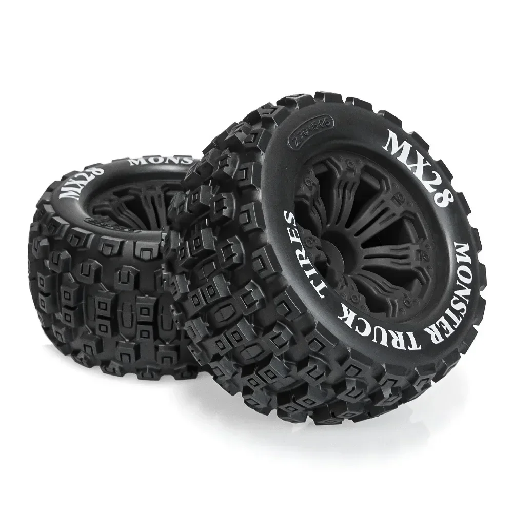 RC model car 2.8-inch 1/10 large tire MX28 chocolate tread off-road wear-resistant 12mm coupling