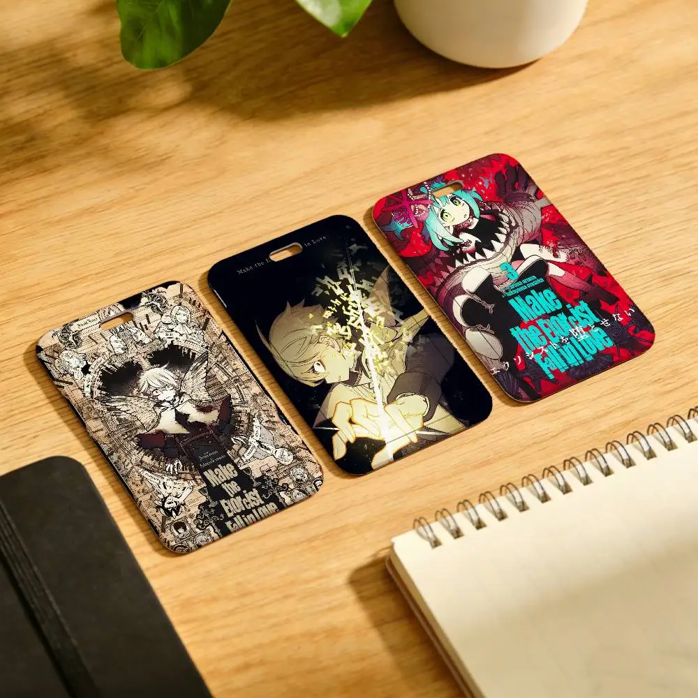 Comics Make the Exorcist Fall in Love Holder Lanyard Card Cover Student Campus Hanging Neck Bag Card ID Card Holders Key Gifts