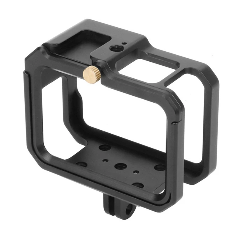 Frame Case Camera Cage For Gopro Hero 9 10 11 Action Camera Double Cold Shoe Mount Form-Fitted For Cooling Cage