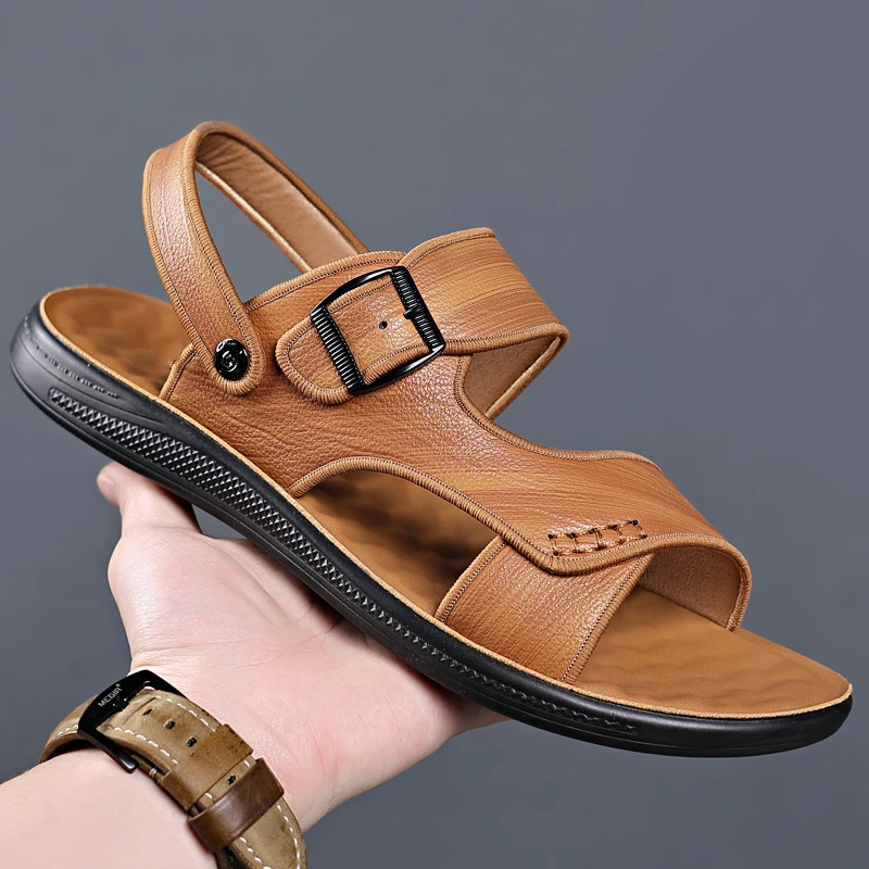 Men\'s outdoor home use, quick-drying, breathable, casual trend, fashion, beach shoes, sandals, sandals