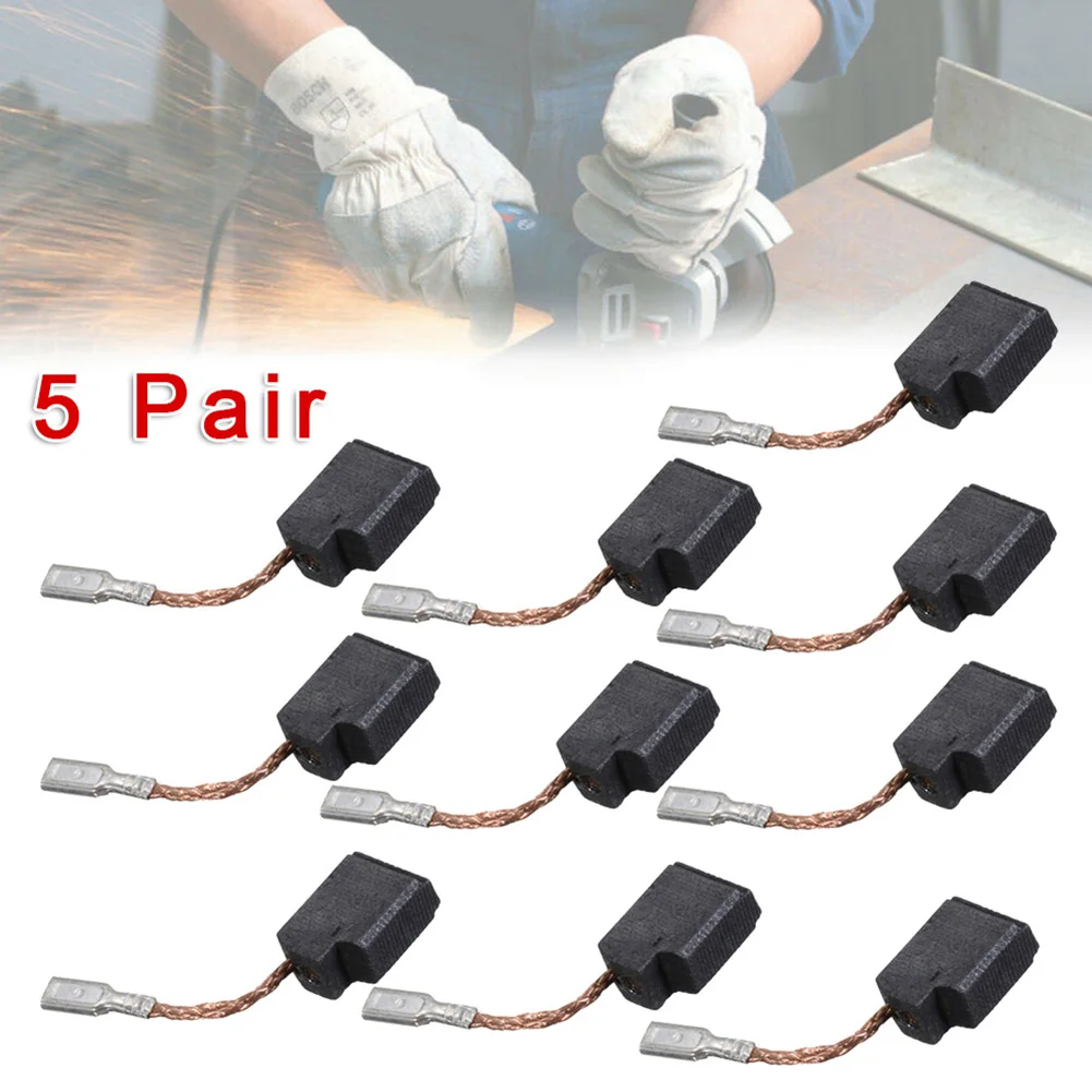 10PCS Carbon Brushes Grinder Electric Hammer Drill Brush For D28110 D28112 D28402 DWE46151 Polishing Machine Accessories