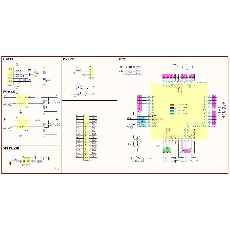WCH CH32H417 CH32H417MEU6 Development Board CH32H417-UHSIF Evaluation Board