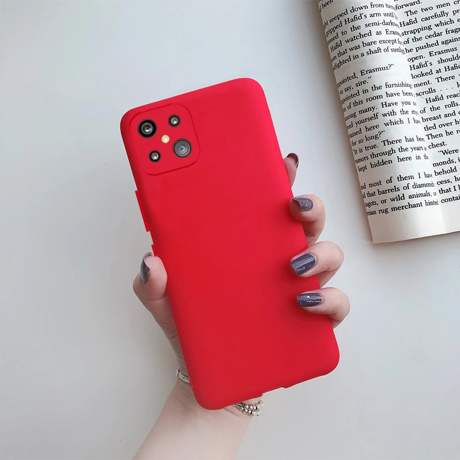 For Oppo Reno 4Z 5G Case CPH2065 Candy Color Soft TPU Fundas Back Cover For Oppo Reno4 Z 4 Z Reno4Z Oppo A92s Phone Case Bumper