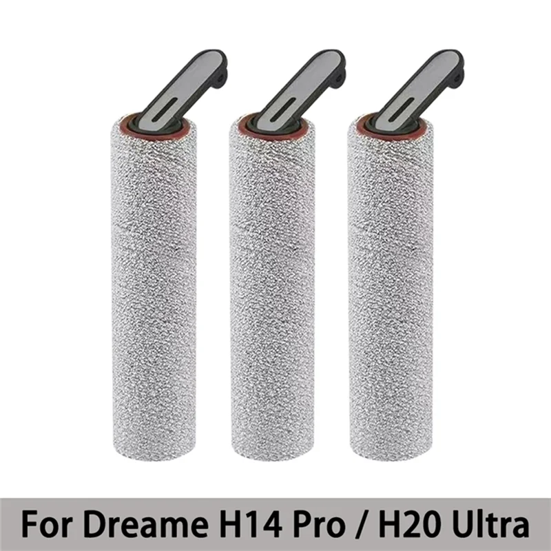 3 قطعة فرشاة دوارة لـ Dreame H14 Pro / H20 Ultra/H30 Ultra / H13 Pro فرشاة تنظيف الأرضيات ملحقات المكنسة الكهربائية-A77G