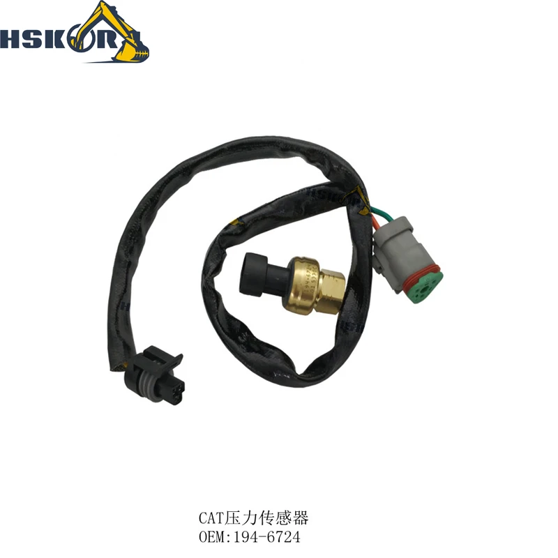 NEW GP-Pressure Sensor 194-6724 1946724 for CAT Caterpillar Engine  3406E C-10 C-12 C-15 C-16 C-18 C16 C18