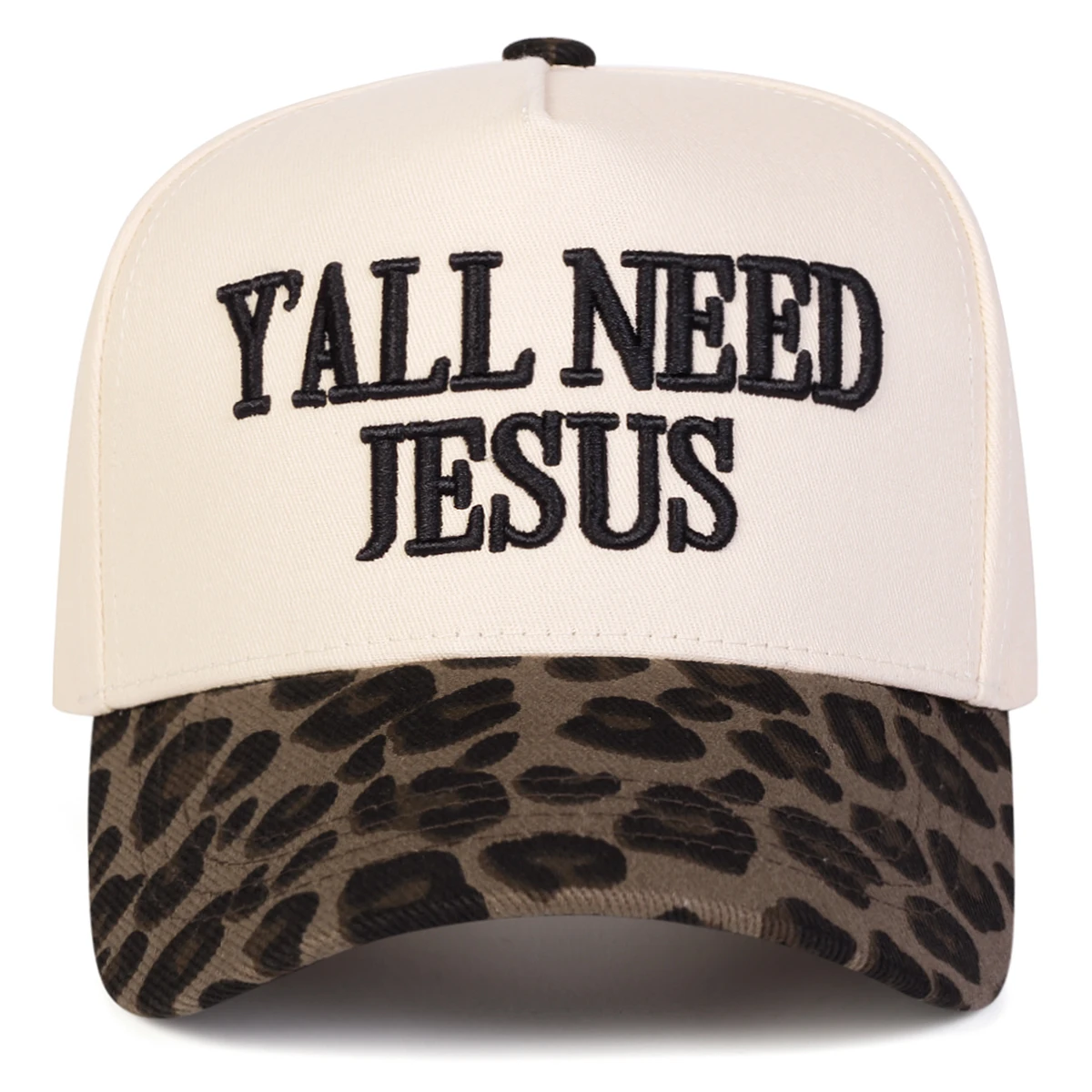 Unisex Y'ALL NEED JESUS Baseballkappen mit Stickerei, für Frühling und Herbst, für den Außenbereich, verstellbare Freizeithüte, Sonnenschutzhut, Sportkappe – Detail 4