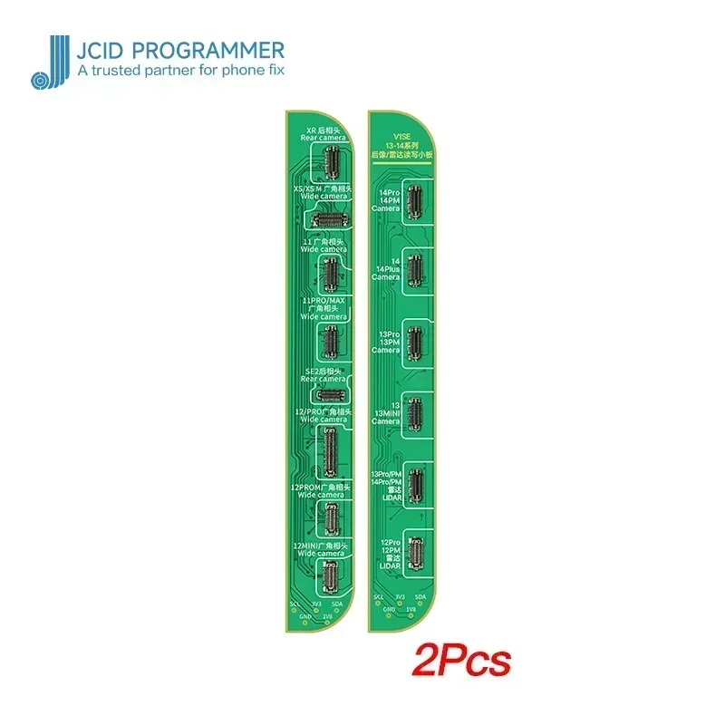 Imagem -05 - Jcid-reparo de Câmera Grande Angular Cabo Flex para Iphone 11 12 13 14 Pro Max Mini Ferramentas de Reparo de Janela Pop-up sem Solda