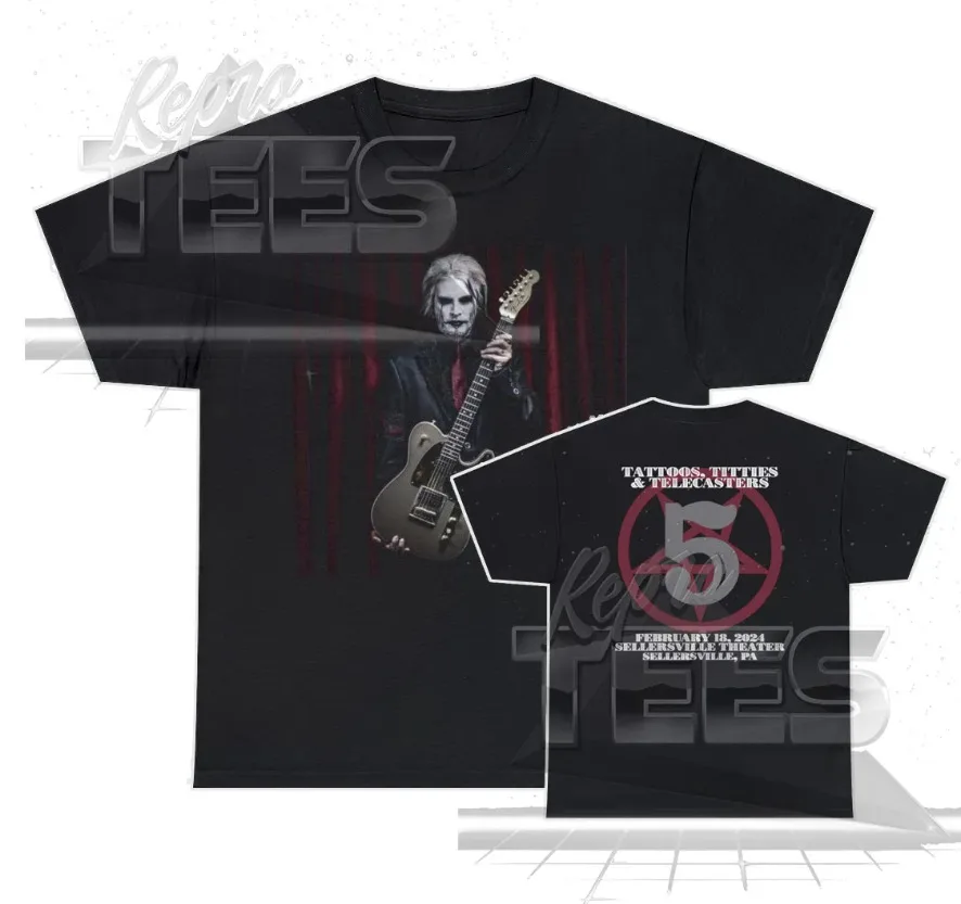 John 5 February 18, 2024 Sellersville Theaterr Custom Eventt tshirt