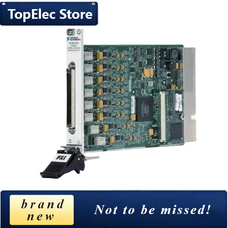 TopElec Original NI PXI-6133 Synchronous Sampling Multifunctional Data Acquisition Device 779129-01