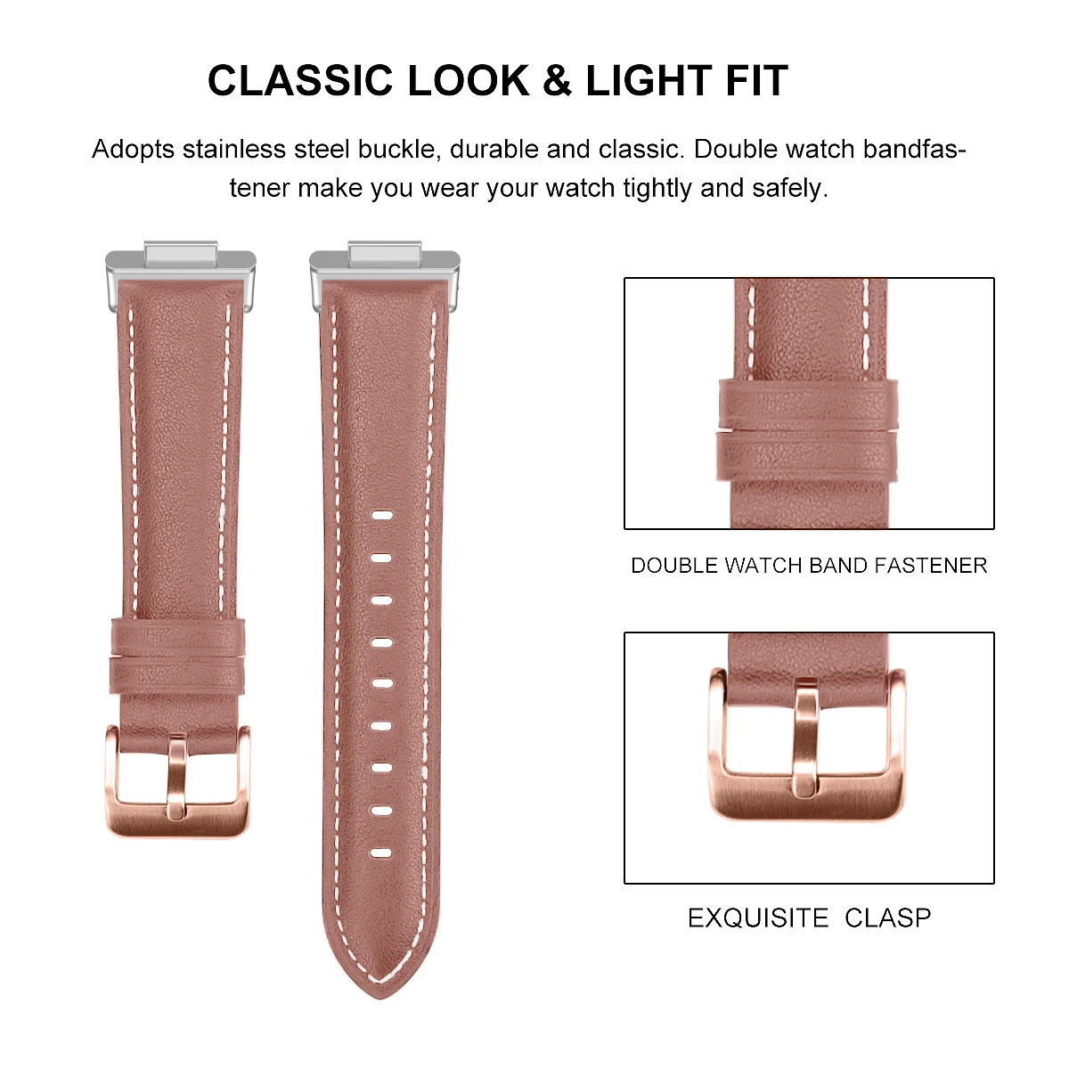 Fashion Leather Band Strap for Huawei Watch Fit 3 2 new / FIT2 Wrist Elegant Bracele With Connector