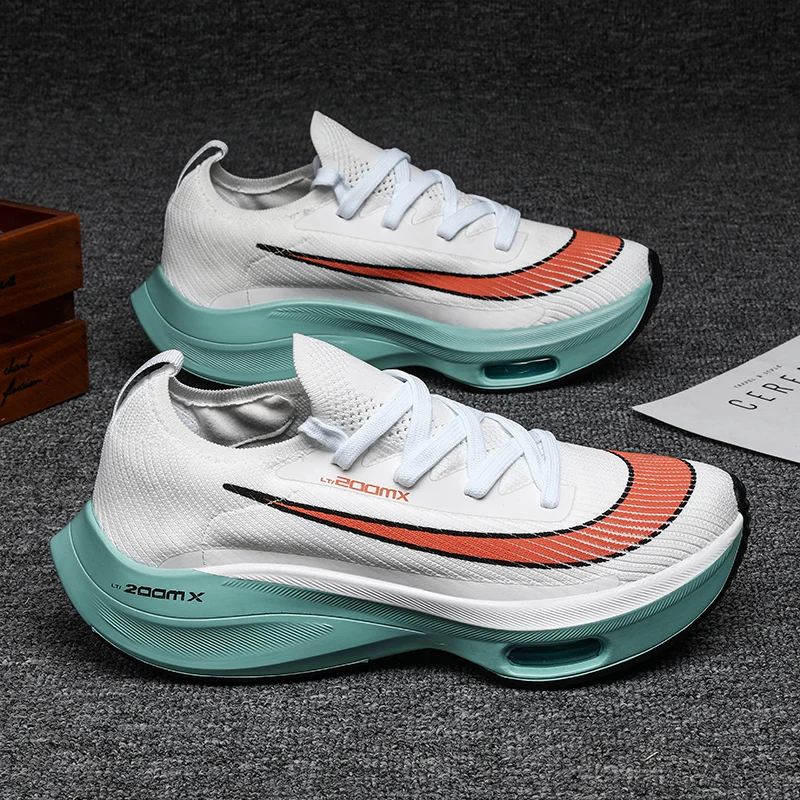 New 2023 Men Running Shoes Breathable Outdoor Sports Shoes Lightweight Sneakers Comfortable Athletic Training Footwear