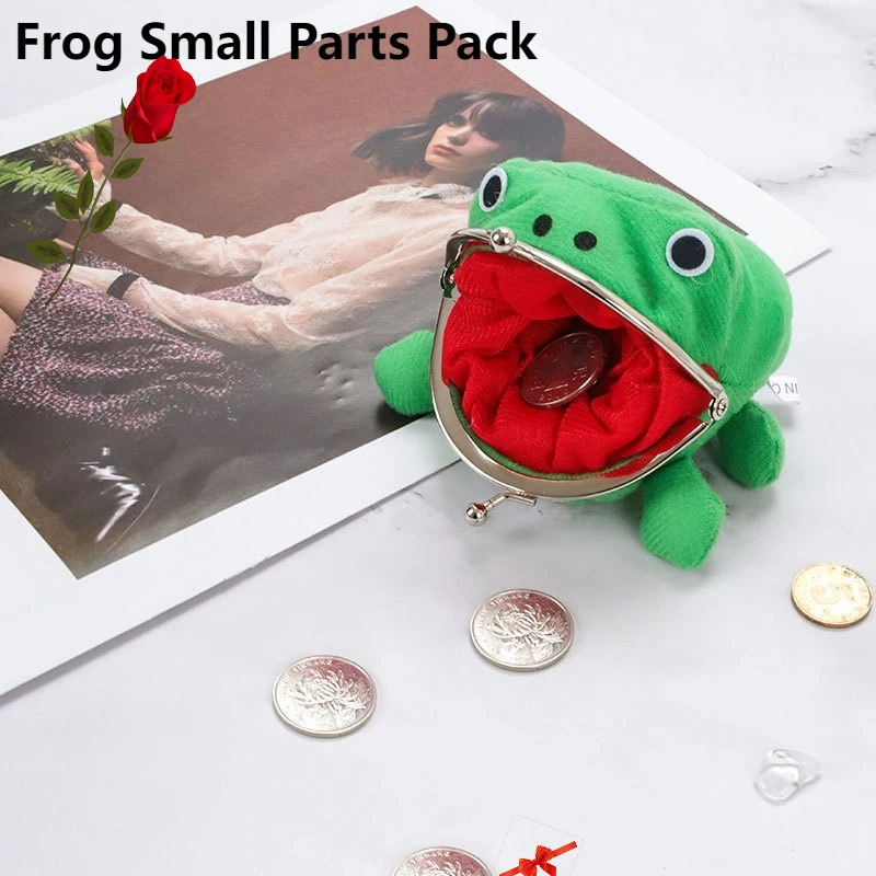 

Anime Frog Cute Wallet Role-playing Wallet Small Bag Holder Available Adults and Children Christmas Green Frog Cartoon Wallet