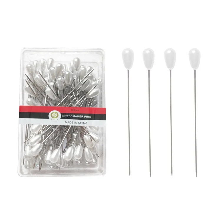 100PCS Pearl Head Straight Pins for DIY Craft