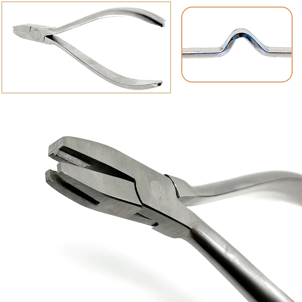 Dental Orthodontic V Stop Loop Bending Forming Plier Wire Bending Forceps Dental stainless steel Bending Forming Plier