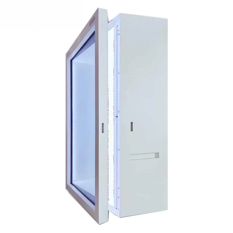 OLED transparent display cabinet 3D display voice dialogue array