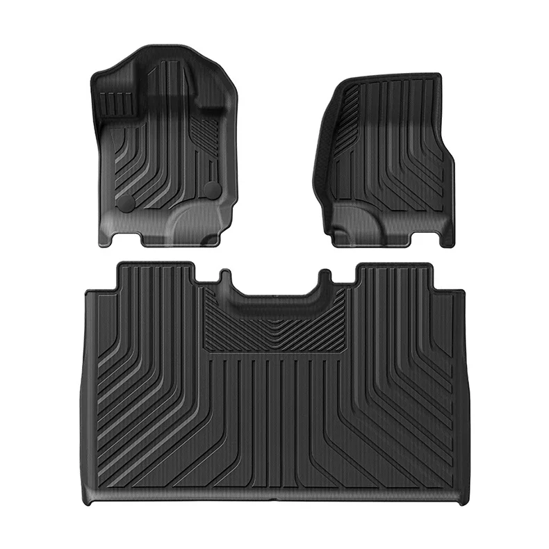 Car Accessories Mats, Decorative Designer Floor Mats, Universal TPE Mats for Vehicles, Anti-Slip Rubber, Luxury Wholesale