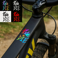 Bike Frame Stickers Bicycle Top Tube Waterproof Decals for Mountain Bike Decorative Frame Bike Motorcycle Accessories