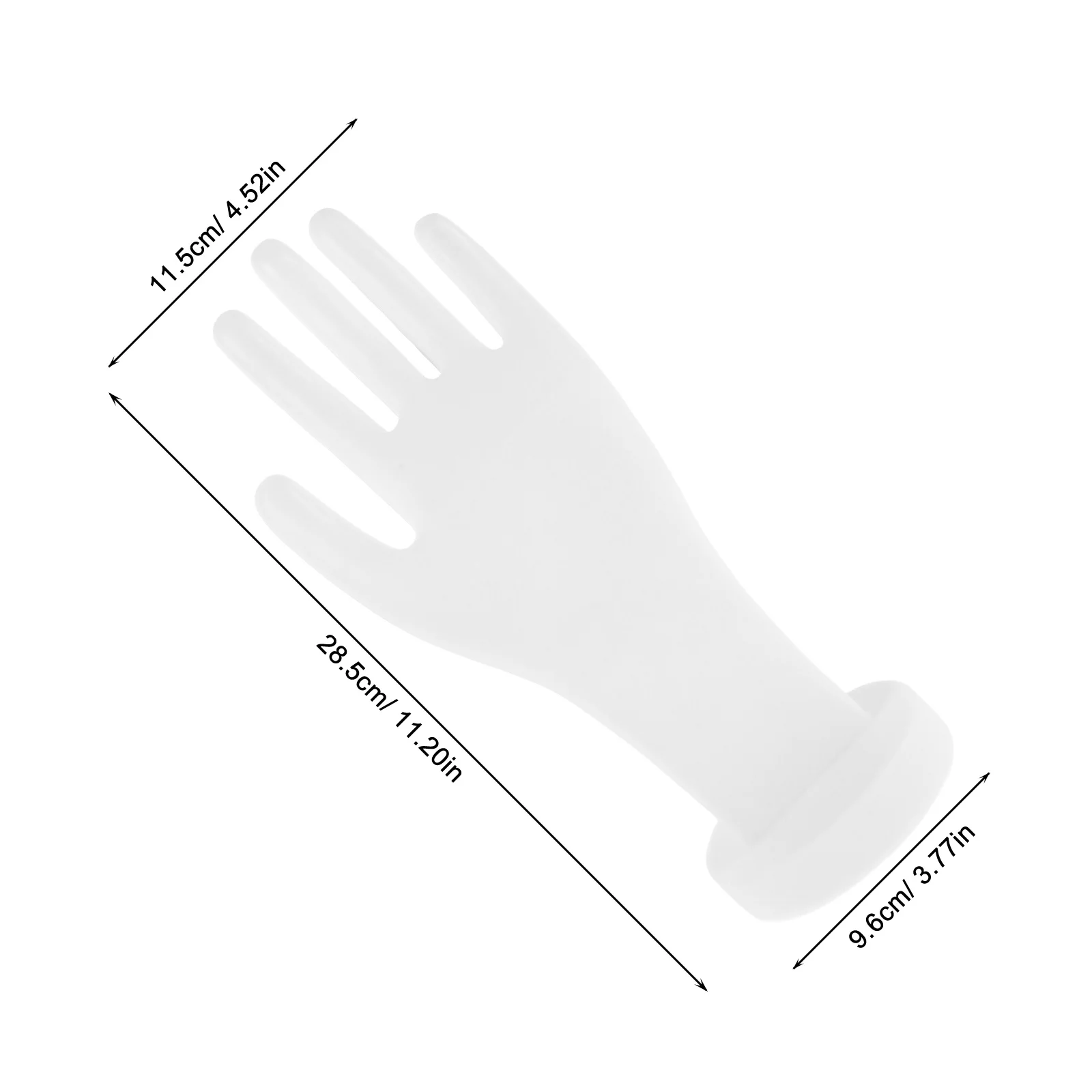 Male Mannequin Hand Left Hand Display Realistic Jewelry Rings Bracelets Watch Organizer Display Glove Stand Mannequin Hands