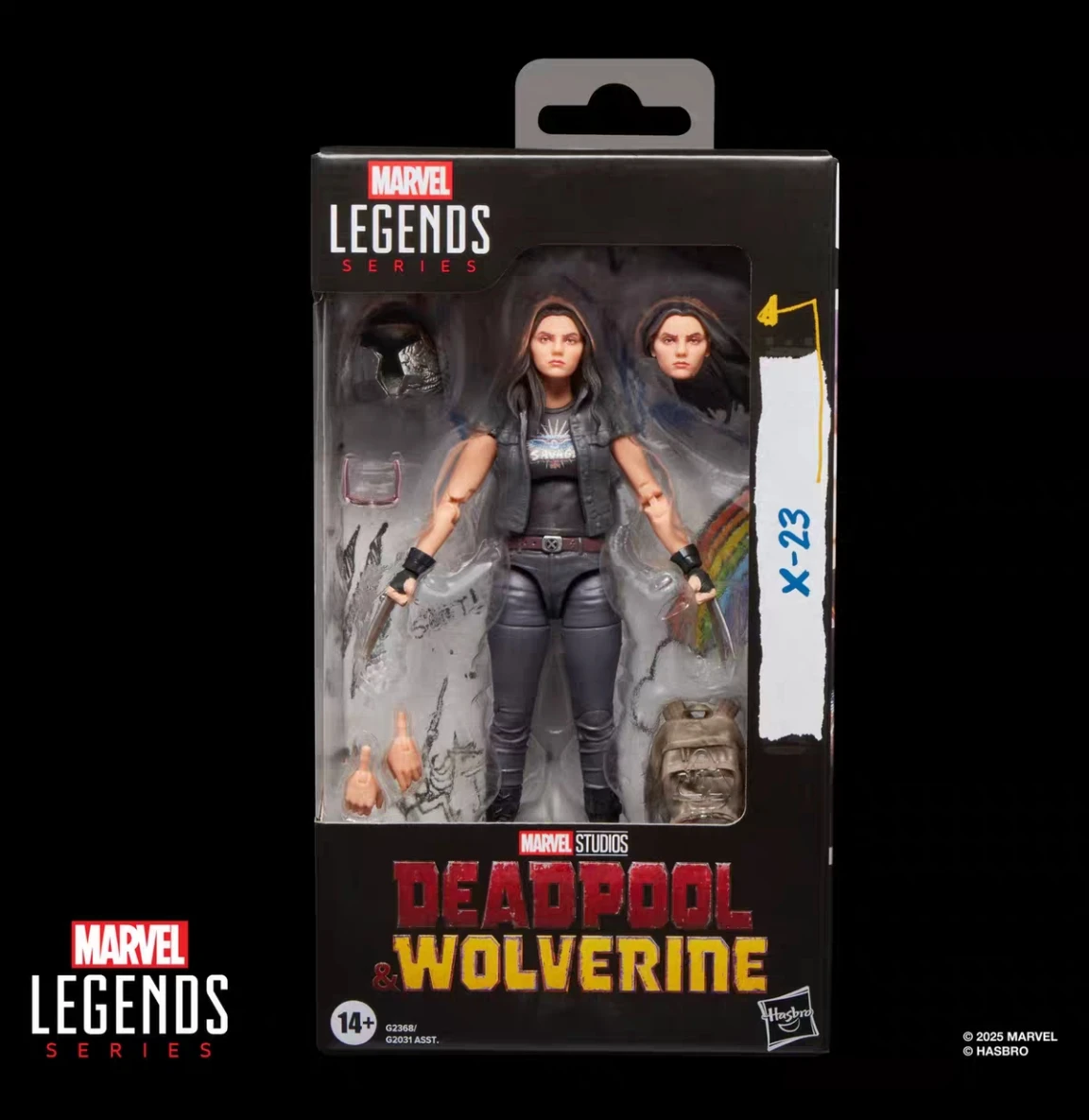 【Voorverkoop april 2026】Nieuwe originele Hasbro MARVEL DEADPOOL WOLVERINE X-23 Action Figure Speelgoed PVC Model Collectie