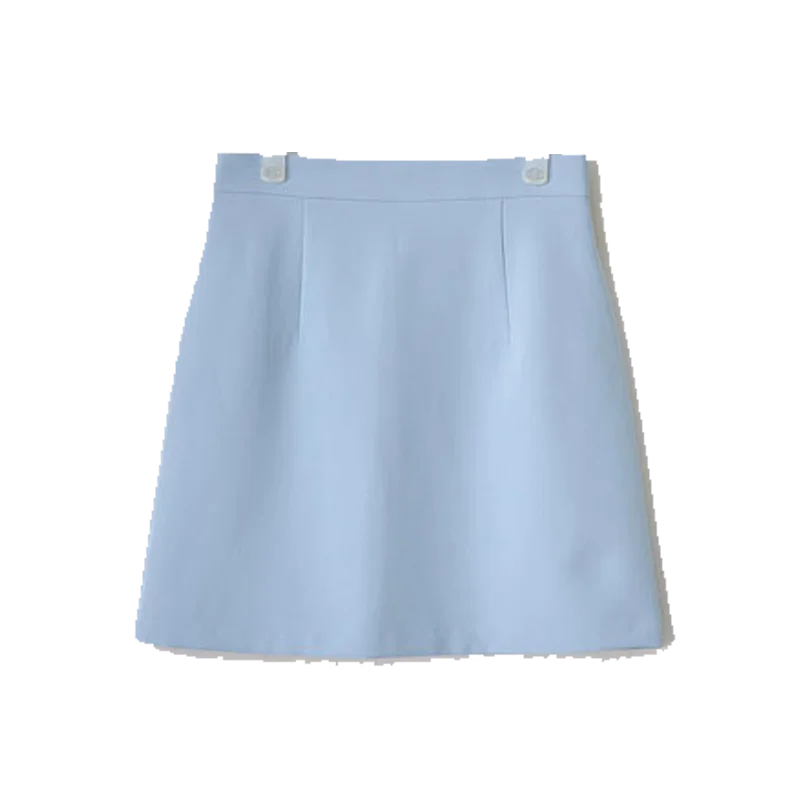 A-Linien-Rock mit hoher Taille, Arbeitskleidung oder Röcke, Step-On Anti-Licht-Wanderröcke, vielseitige Farbe, Busin-Damenröcke