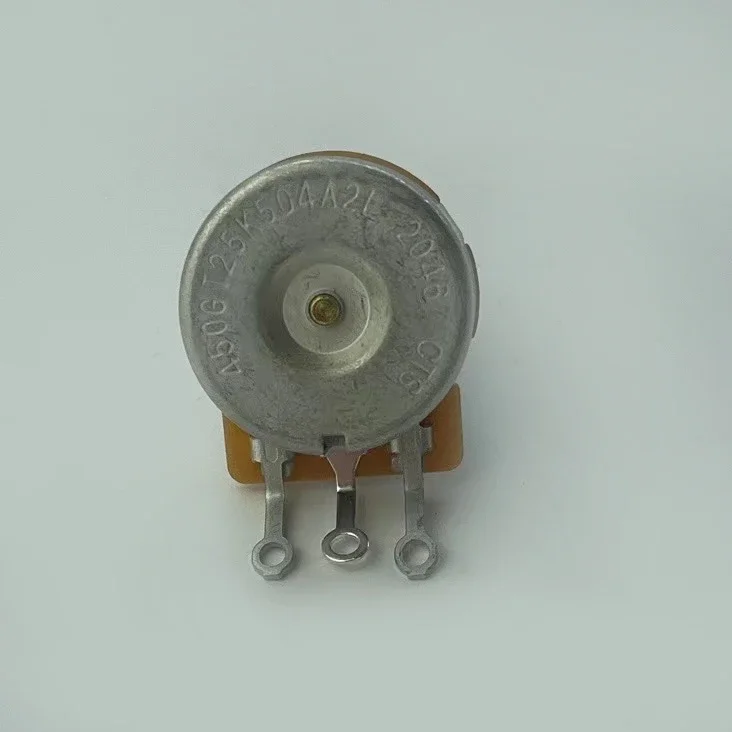 Genuine A500K A250K Guitar Potentiometer Pot Low Torque And Low Noise Smooth Feel Brass Shaft