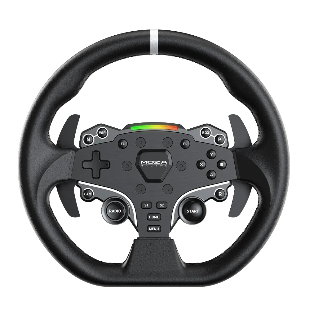 MOZA Racing R5 Bundle Kit Simulator Balap Game Roda Kemudi Permainan Roda Kemudi SR-P Pedal Ganda