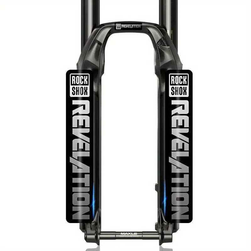 Mehrfarbige Mountainbike-Gabel-Vinyl-Aufkleber, wasserdichte Aufkleber für MTB-Vorderradaufhängung, Dekoration