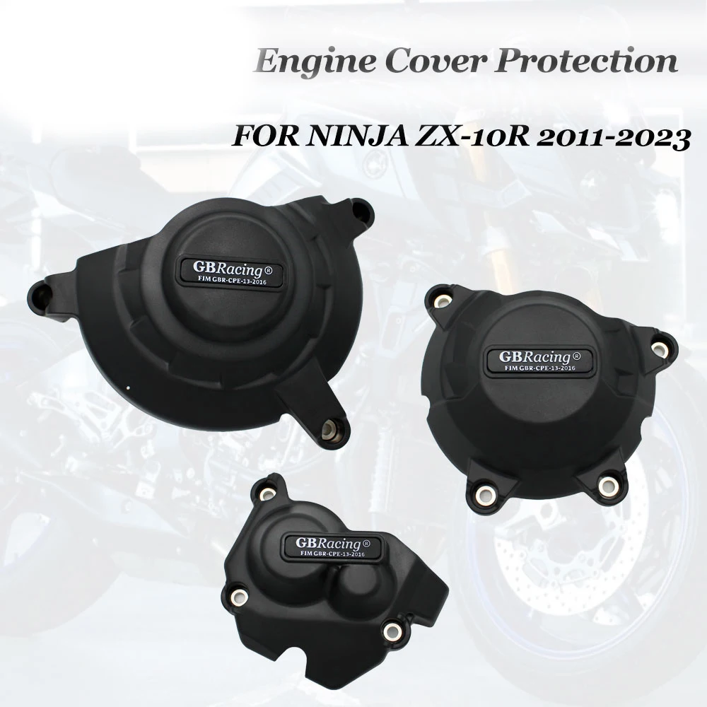 

ZX-10R 2011-2024 For KAWASAKI Motorcycles Style New Engine Cover Protection Case GB Racing