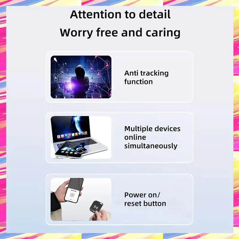 

AIAI Wallet Tracker Card Wireless Charging Smart Tag IPX68 Waterproof Gps Locator Ultra Thin Tracker For Find My Device